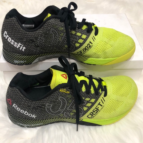 Reebok Other - Reebok CrossFit men’s sneakers sz 8.5 black yellow